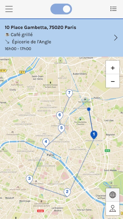 Start your route well-informed